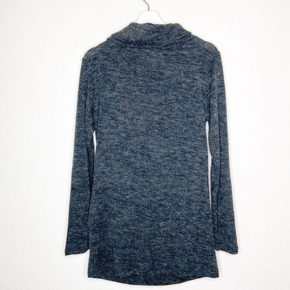 Altar'd State Cowl Neck Charcoal Sweater Tunic Sz M - Picture 7 of 9